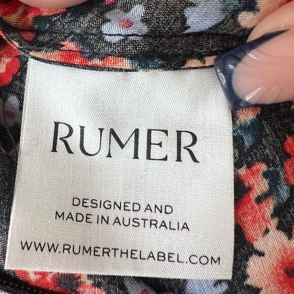 Rumer The Label x Revolve Soraya Halter Neck Ruched Front Shimmer Maxi Dress - Picture 10 of 11